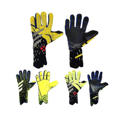 China No Fingersave Protection Latex Goalkeeper Gloves No Fingersave Protection Rods Soccer Football Goalie Gloves Kids Youth Adults Soccer Glove for sale