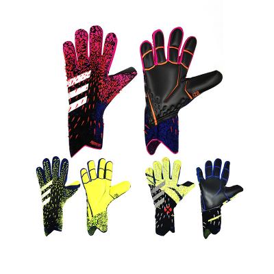 China No Finger Protection 2022 New Kids Latex Soccer Gloves Goal Equipment Accessories Predatory Goalkeeper Gloves Customizable Goalkeeper Gloves for sale