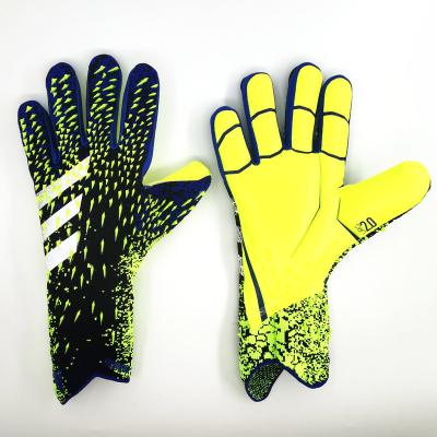 China No Finger Protection Adults Goalkeeper Sports Soccer Goalie Football Gloves Latex Thickened Goalkeeper Gloves Professional Football Soccer Gloves for sale