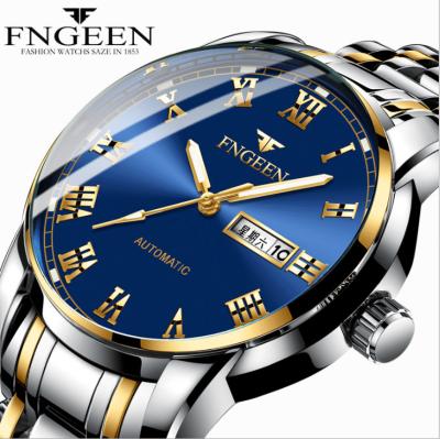 China New date FNGEEN 2020 automatic waterproof sports steel with luminous trend men's fashion student quartz watch for sale