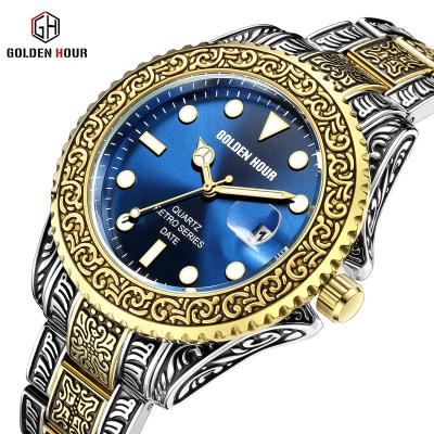 China New Miyota Automatic Date Quartz Movement Mens Luxury Watch Customized Watch for sale