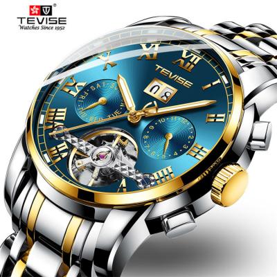 China Non-Brand Specific Top Luxury Men Watch Stainless Steel Calendar Automatic Mechanical Wristwatch Relogio Masculino for sale