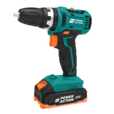 China Wood ; Steel ; Brushless Power Concrete Action Impact 20V Cordless Drill Lithium Ion With Hammer Function for sale