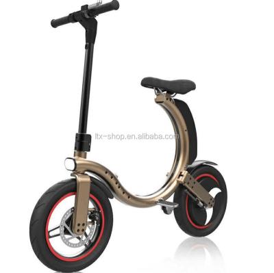 China Carbon fiber 14inch 350w 36v electric city folding bike for sale for sale