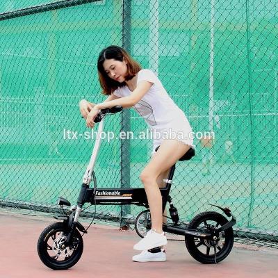 China New Best Selling Aluminum Alloy Folding Electric Bike, 250W Smart Brushless Foldable Pedal Assisted Aluminum Alloy Electric Bicycle Support OEM for sale