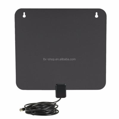 China Good Performance 25dbi TV Antenna High Gain Indoor Free Home To Air Digital TV Antenna With Amplifier 50miles Range Ant21 for sale