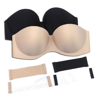 China Wholesale Strapless Bra QUICK DRY Backless Push Up Sexy Invisible Bra Girl Bra For Women for sale