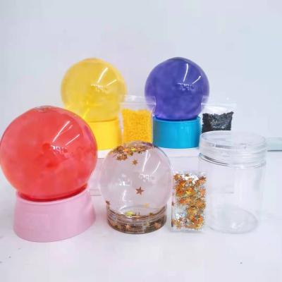 China Various Kits For Choosing Wholesale Custom Blank 80mm DIY Snow Globe Snowglobe With Glitter for sale