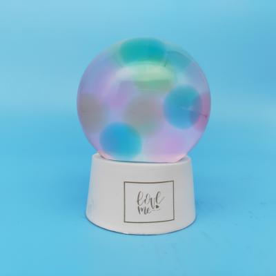 China Custom Europe Water Baby 45mm Colorful Souvenir Snowball for sale