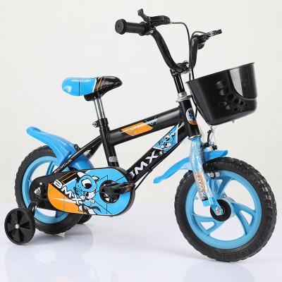 China 2022 Steel Strong Safety Folding Gauging Custom Auxiliary Learn City 4 Wheels Color Kids Mountain Bike for sale