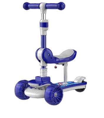 China Wholesale Adjustable Handlebar Height Scooter / 3 Wheels Kick Scooter For Kids / Scooters For Kids Aged 2-12 Ride One Leg Sliding Baby Pedal Scooter for sale