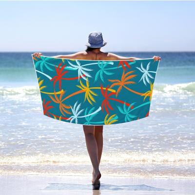 China Child-Proof 2021 Microfiber Custom high quality Printed Sand Free Beach Towel for sale