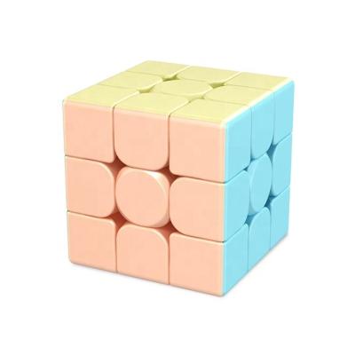 China Toy Macaron 3*3 Educational Magic Cube Plastic Toys Children Educational Toy For Children for sale