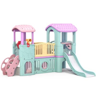 China Hot Selling Plastic Eco-friendly Kids Toy Combination Slide Multifunctional Kids For Indoor for sale