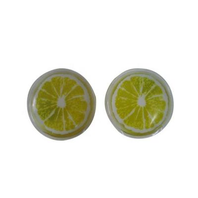 China Reusable Heating Eye Anti-Wrinkle Microwave Compress Cold-Hot Gel Beads Lemon Shape Hot Cold Packed Eye Mask Gel Eye Mask Patch for sale