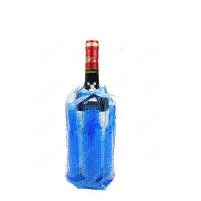 China Portable Reusable Wine Fridge Cold Wrap Cool and Hot Wrapped for Wine Fridge Bag Ice Freeze Bead Protection Take Wine to Go or Keep Out Wine Cool for sale