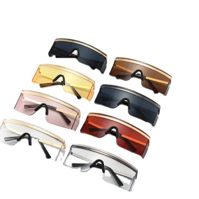 China Retro Sunglasses The New Frontier Exclusively For Modern Mask-Shaped One-Piece Mirror-Sealing Retro Sunglasses for sale