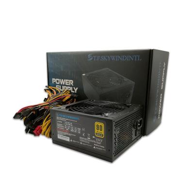 China Desktop ATX 90 Plus PSU Computer Fan Case Server Power Supply gold 8 GPU 1800w 1800W 1600w 2000w for sale