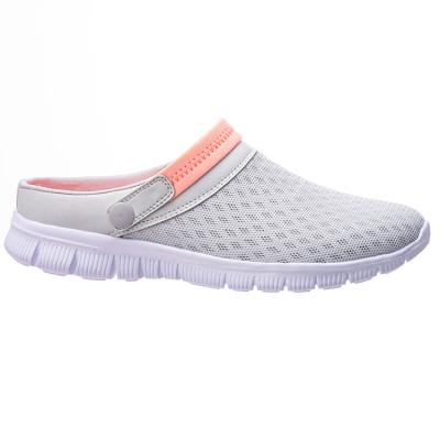 China CUSHIONING Ladies Summer Non-slip Comfortable Casual Mules Shoes Lightweight Flat Slippers For Women for sale