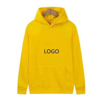 China Anti-wrinkle 2021 Winter Leisure Hoodies Customize Solid Color Logo Printed Hoodies Pullover Sweatshirt For Women Men for sale