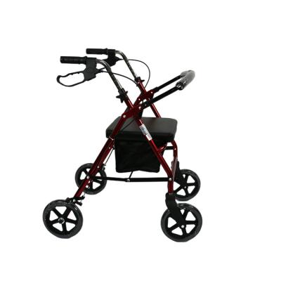 China Aluminum Upright Rollator Walker Stand Up Rollator Walker With Forearm Support For Elderly for sale