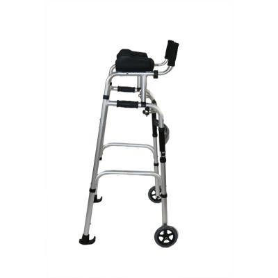 China Hospital Medical Equipment Aluminum Rollator Walker Walking Aids for sale