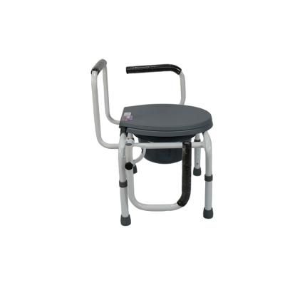 China Professional Steel Chest Of Drawer Wheelchair Bedside Toilet Chair Bathroom Chair for sale