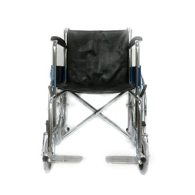 China JN809 Steel Folding Wheelchair Normal Manual Wheelchair Prices Foldable Wheelchair Travel Handicap Chairs Wheelchairs Price for sale