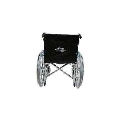 China China Supplier Steel Armrest With Backrest Padded Steel Commode Manual Wheelchair for sale