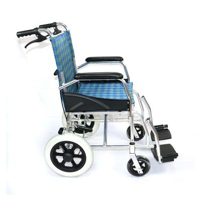 China Hottest Product Exhibition Junneng JN873LAJ Aluminum Lightweight Detachable Foldable Footrest Backrest Aluminum Wheelchair for sale