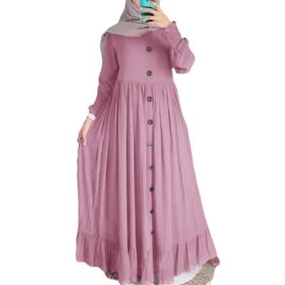 China Long Sleeve Arab Turkish Islamic Casual Shirt Breathable Retro Clothing Casual Dress Islamic Evening Dress for sale