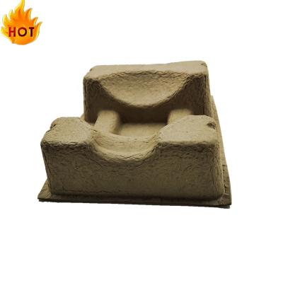 China Eco - Friendly Biodegradable Recycled Food Kraft Paper Pulp Tray for sale