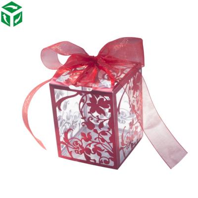 China Recyclable Custom Small Gift Boxes With Ribbon Luxury Flat Fold Gift Boxes Packaging for sale