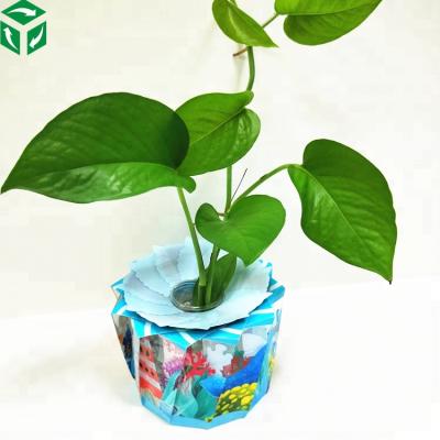 China Chinese Style China Supplier Water Treatment Flower Plant Desktop Plastic Container Without Glue for sale