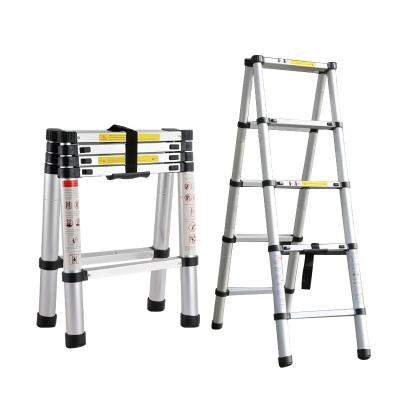 China Folding Ladders 3.2M Portable Aluminum 11 Step Fire Exit Ladder For Indoor And Outdoor Use for sale