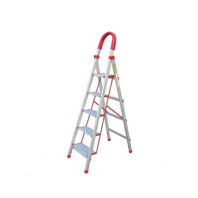 China Folding Ladders China Supplier Family Use Folding Goal Stand Aluminum Step Ladders Non-Slip Pedal for sale