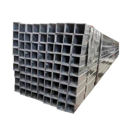 China Hot Dipped Galvanized Liquid Pipe Steel Pipe Construction Material Carbon Steel Pipe Square Square Tube Galvanized Square Steel Pipe for sale