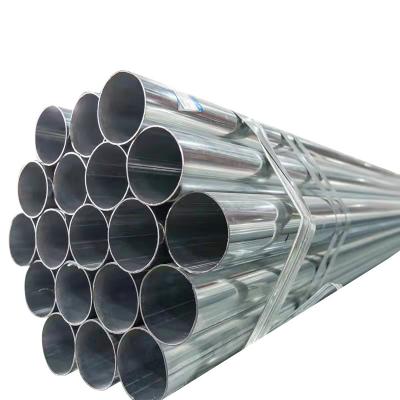 China Liquid Pipe Anti Corrosion Galvanized Round Pipe Hot Dip Galvanized Pipe For Greenhouse Steel Structure for sale