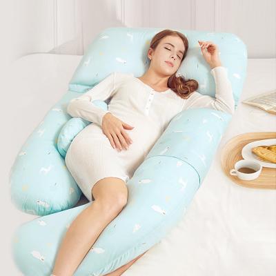 China China Wholesale Anti-static Body Pillow Maternity Pregnancy Use 100% Polyester Fiber Material Maternity Pillow for sale