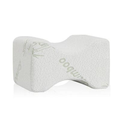 China Anti-Static Bamboo Pillow Pain Relief Knee Pillow Orthopedic Memory Foam Leg Pillow for sale