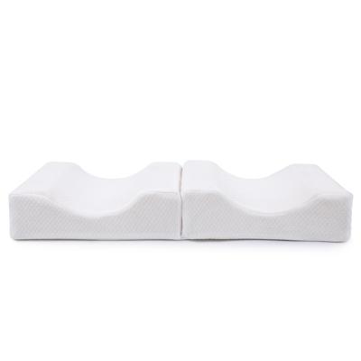 China Anti-Apnea Multi-Use Memory Foam Knee Wedge Pillow Foot Leg Rest Pillow With Strap for sale