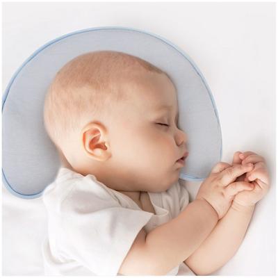 China Anti-Apnea Newborn Baby Stuffed Memory Foam Cute Baby Pillow Wedge Pad Baby Head Pillow for sale