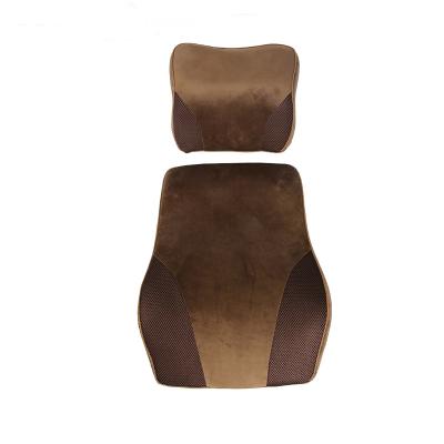 China Anti-Static Ergonomic Neck Pillow Ergonomic Car Seat Wedge Memory Foam Car Seat Lumbar Support Back Cushion for sale