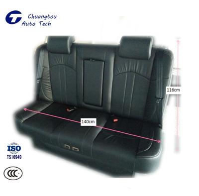 China CTZY031 Modified Leather Auto Adjustable Leather Rear Double Row Seat Power Seat With Massager for sale