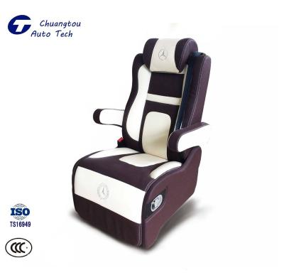 China Auto Modification CTZY020 Simple Adjustable Capatin Seat Electric Car With Heater For MPV for sale