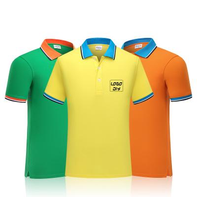 China Good Quality Wholesale Anti-Shrink Stand Collar Blank Custom Sports Short Sleeve Polo Shirt for sale