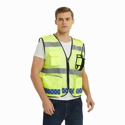 China Wholesale Multi Color Anti-Wrinkle Pocket Zipper Security Guard Uniforms Work Reflective Vest and Safety Clothing Men Security Jackets for sale