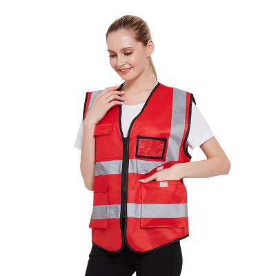 China High Reflector Anti-Wrinkle Reflective Safety DURABLE Comfortable Jackets High Visibility Vest for sale