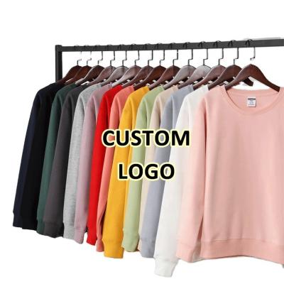 China High Quality Plain Crewneck Men's Oversized Crewneck Anti-wrinkle Fabric Long Sleeve Plain Crewneck Men's Unisex Sweatshirt for sale