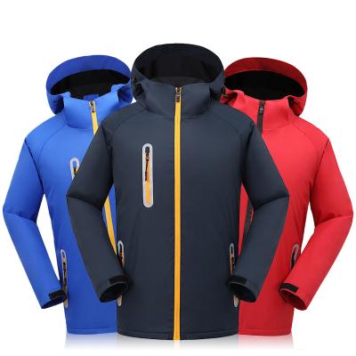 China Custom Made Hooded Winter Anorak Pocket Reflective Brand Waterproof Sportswear Waterproof Jackets for sale